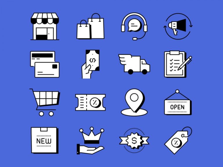 shopping-and-retail-related-icons-vector-collection-modern-style-vector-id1319023551-768x576